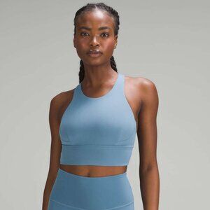 Lululemon Wunder Train Longline Bra *Medium Support, C/D Cup - 8 Utility Blue